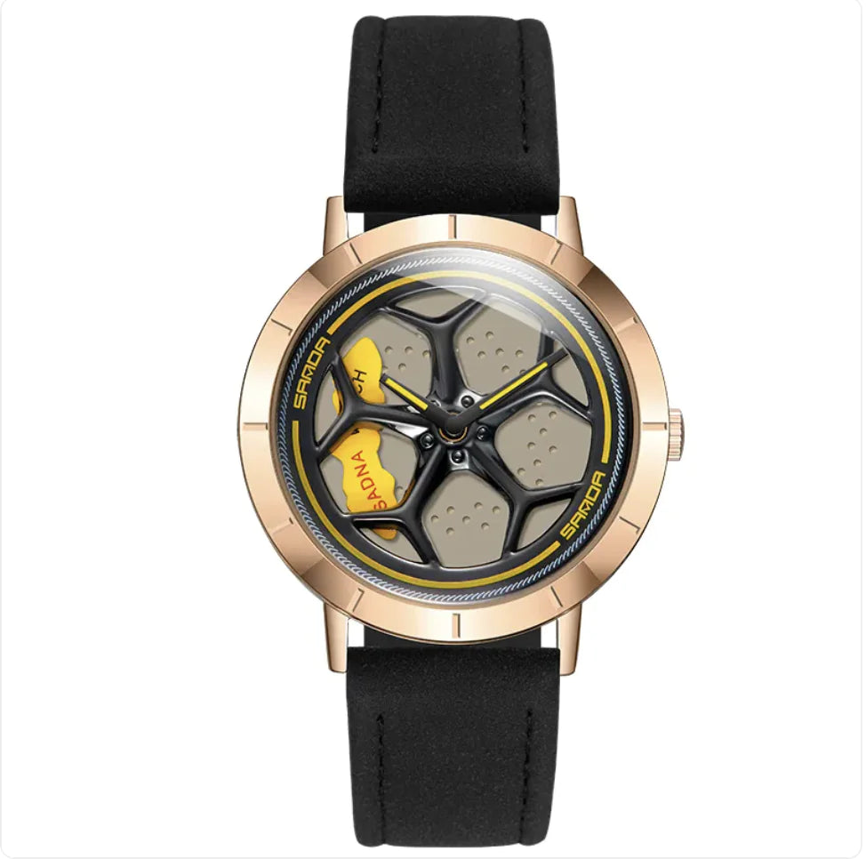 Sanda Spinning Wheel Quartz Watch