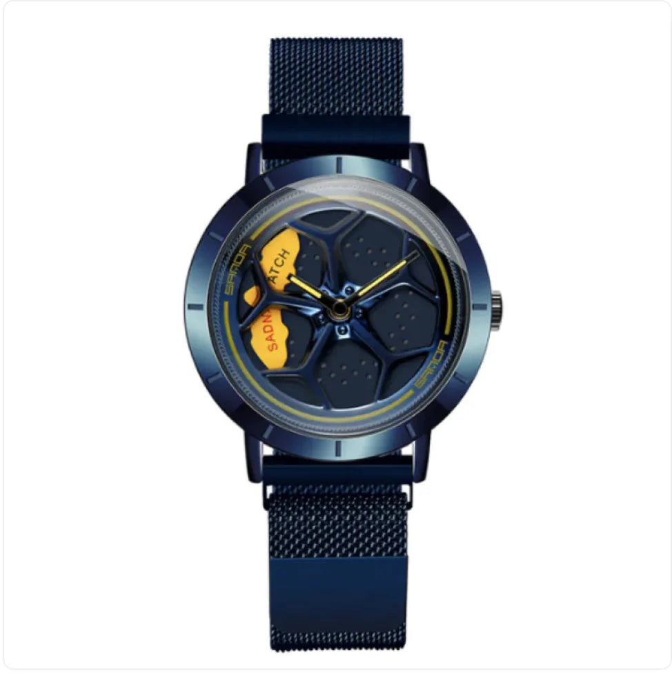 Sanda Spinning Wheel Quartz Watch