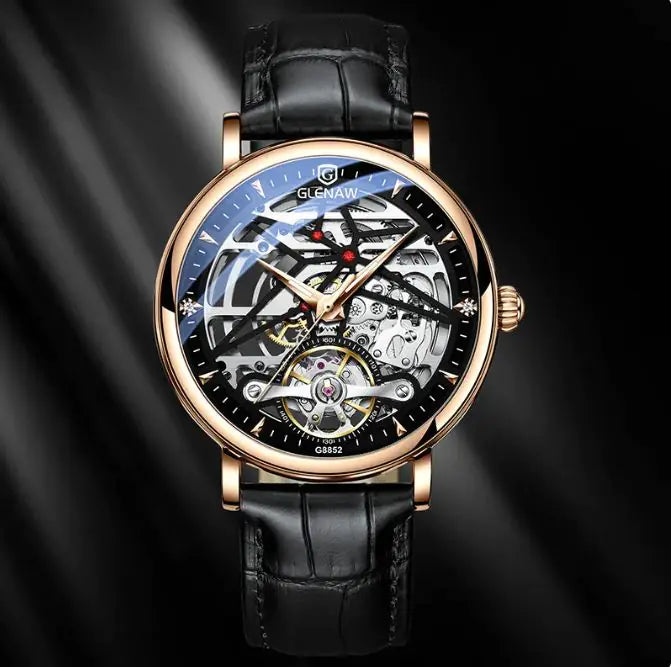 Glenn Genuine Watch Male Automatic Hollow Mechanical Watch