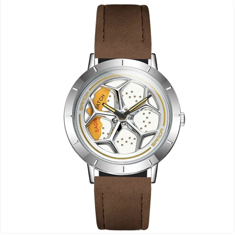 Sanda Spinning Wheel Quartz Watch