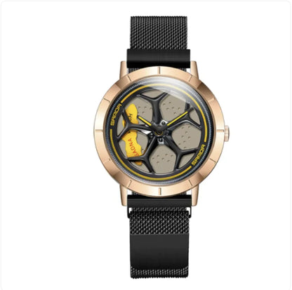 Sanda Spinning Wheel Quartz Watch