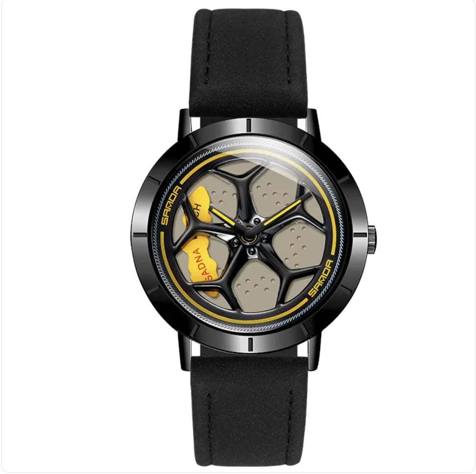 Sanda Spinning Wheel Quartz Watch